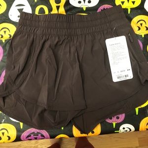 Lululemon NWT- Tracker short V- size 8